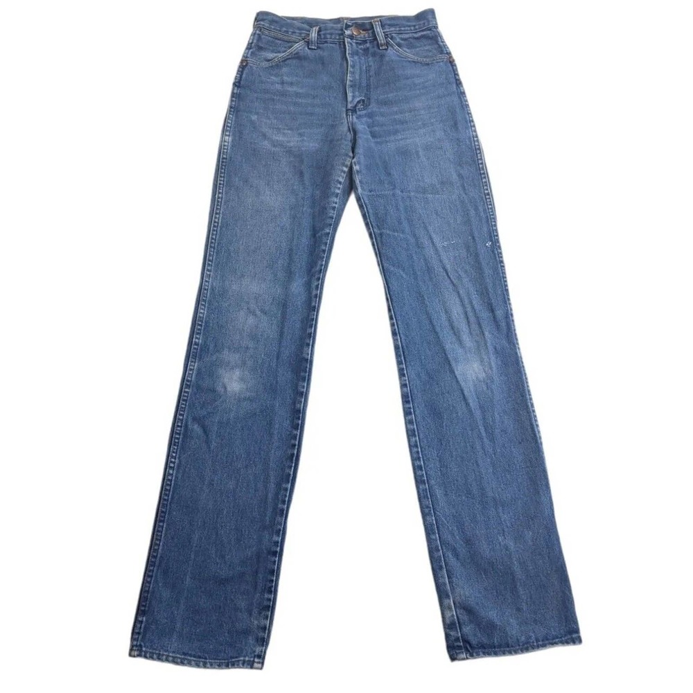 Wrangler Jeans 13MWZ 28x36 70s Workwear Denim Western Bootcut USA Faded 73